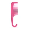 Brainbow 1pc Plastic Hair Brush Wide Tooth Comb with Hanger Anti-Static Large Wide Comb for Straight Wavy Hair Care Styling Tool 6