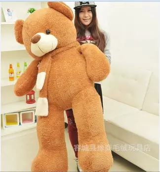

stuffed filling toy scarf teddy bear plush toy huge size 170cm hugging pillow Surprised Christmas gift h447
