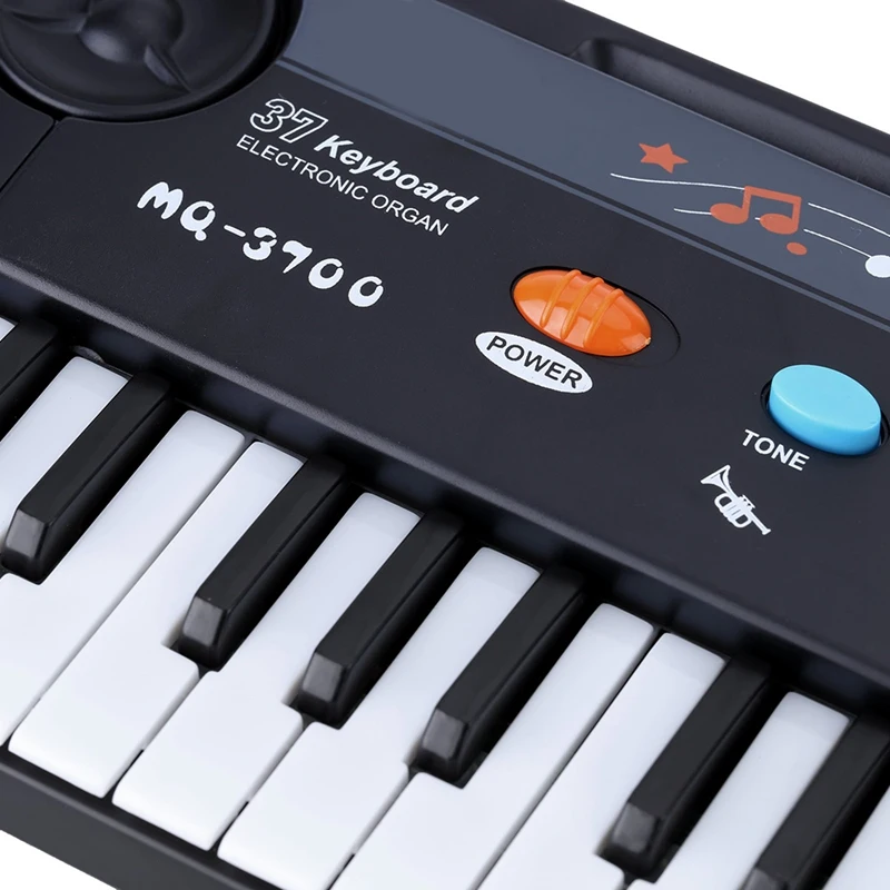 37 клавиш многофункциональная мини электронная клавиатура пианино музыкальная игрушка с микрофоном образовательный электронный подарок для детей младенцев