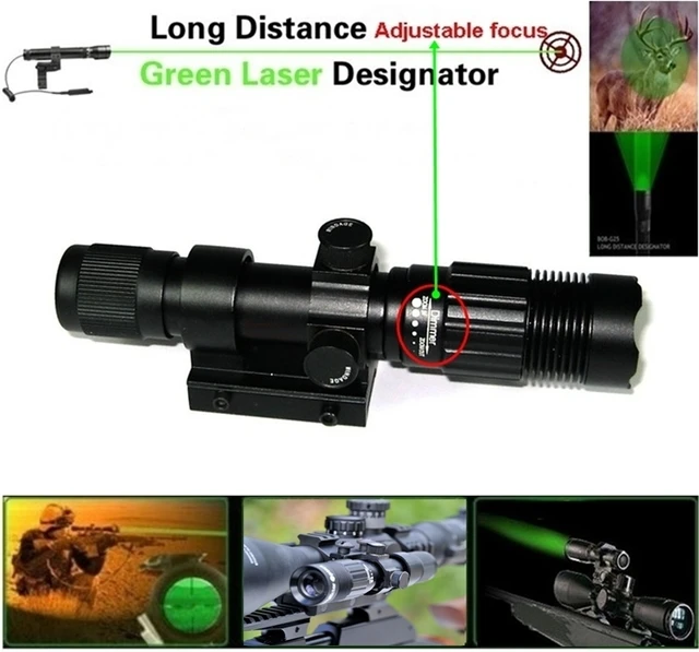 Cheap NITELION X7 Long Distance Hunting Adjustable focus 200mW Green Laser flashlight Sight ( Minus temperature using:-10~55 Celsius )