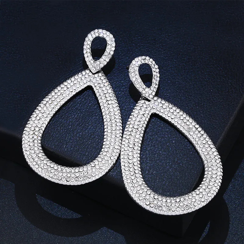Luxury stud Earrings Charming Lady's Dress Fashion Jewelry Long