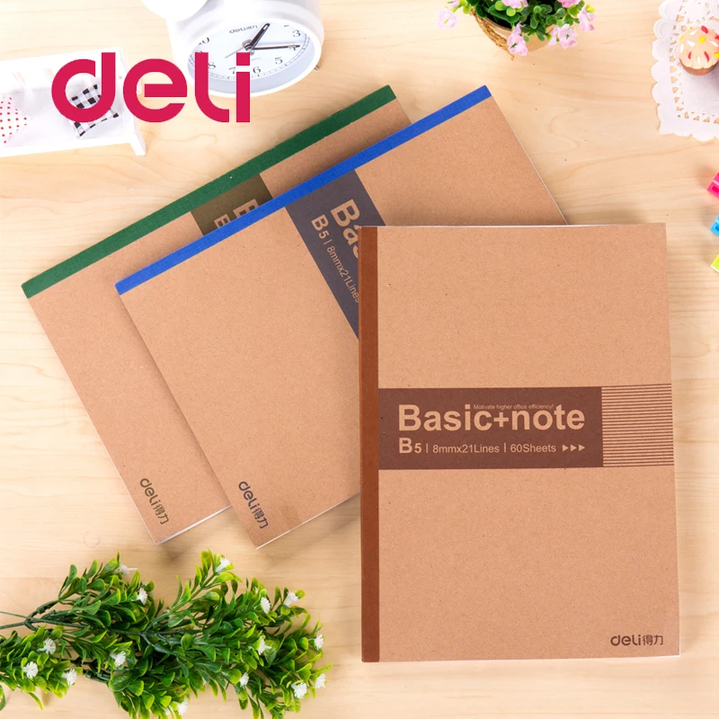 Deli 6 12pcs Vintage Cowhide Soft Cover Paper Journal Deli 6 12pcs Vintage Cowhide Soft Cover Paper Journal