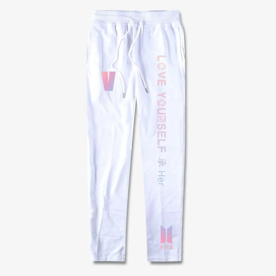 LUCKYFRIDAYF bts Hohe Qualität 100% Baumwolle Hosen lose hosen Casual Jogginghose Hosen Kpop Männer/Frauen harem hosen