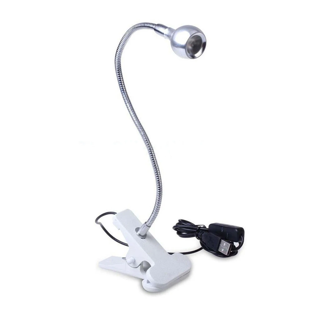 1PCS USB Delicate Clip LED Light Clip On Ebook Reading Lamp Book light