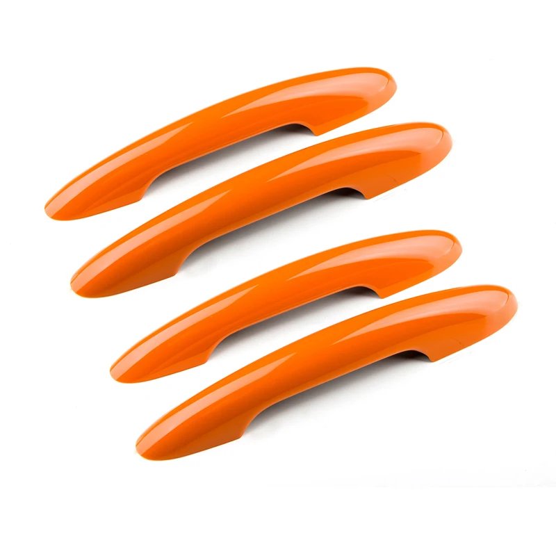 Mini Cooper F55 Orange Color Door Handle Cover