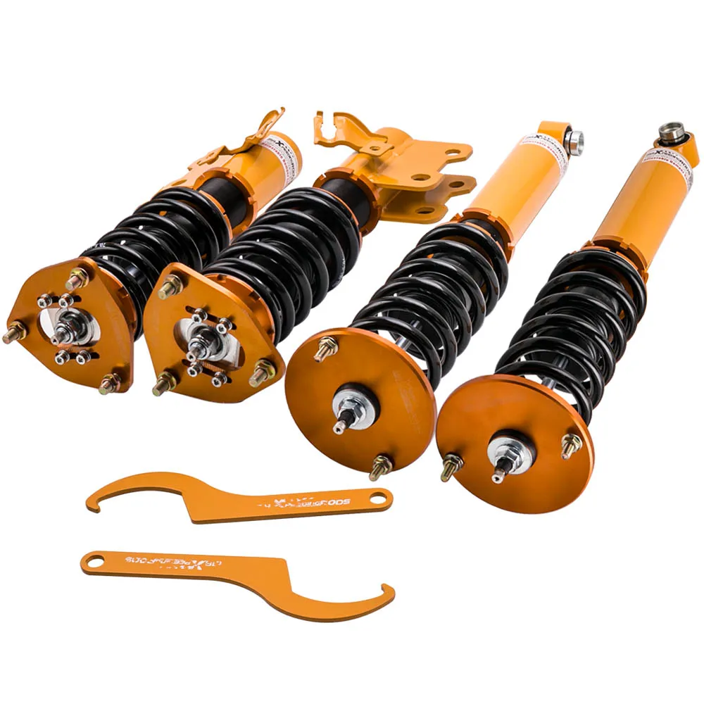 

24 WAY Adjustable Damper Coilover Shock Struts For Nissan 200SX 240SX S14 Silvia 94-98 Spring Shocks Absorber Kit