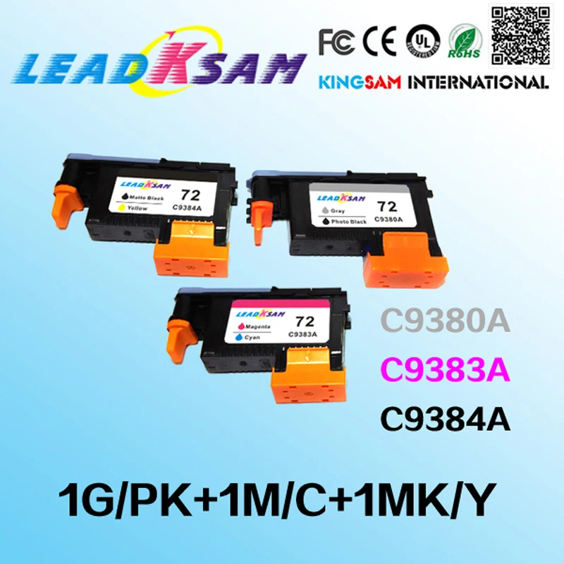3x C9380A C9383 C9384A 72 Печатающая головка совместимая с hp72 Designjet 2300 T610 T620 T770 T790 T1100 T1120 T1200