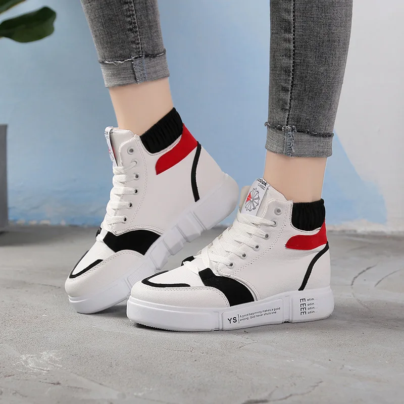 Кроссовки женские уличные из дышащего хлопка на шнуровке|Беговая обувь| |