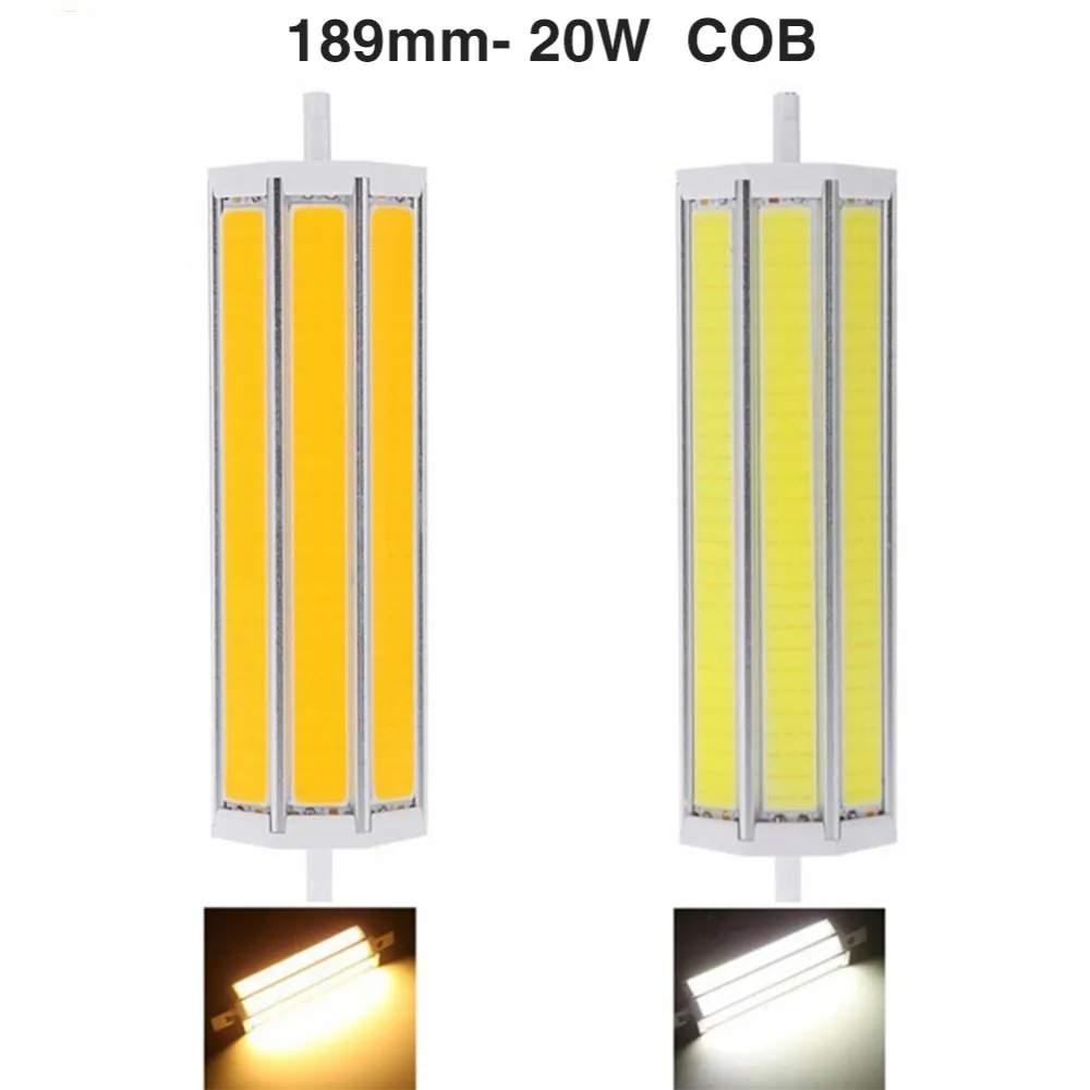 Дешевые R7S COB Светодиодная лампа Led светильник 9 Вт 13 Вт, 15 Вт, 20 Вт, лампада 85-265 в заменить галогенные лампы наводнения светильник 78/118/135/189 мм