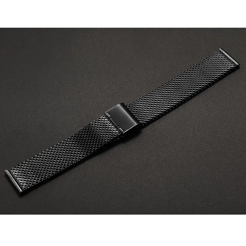Ремешок для часов Tissot Casio Omega металлический браслет из нержавеющей стали черного