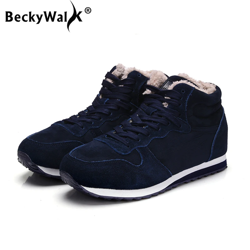 

Plus size 43/44/45 women boots thick fur winter snow boots female sneakers lace-up shoes women causal snow ankle botas WSH3137