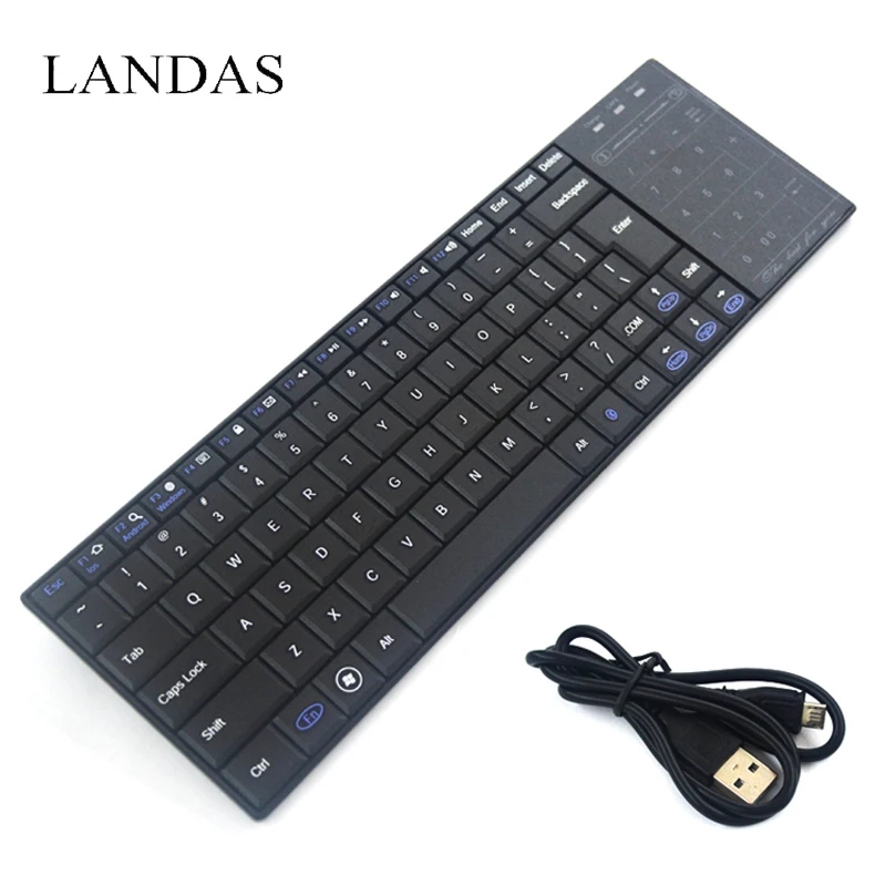 

Landas Universal Bluetooth Touchpad Keyboard Wireless For Android Xiaomi Smart TV Desktop Notebook Bluetooth Keyboard For Phone