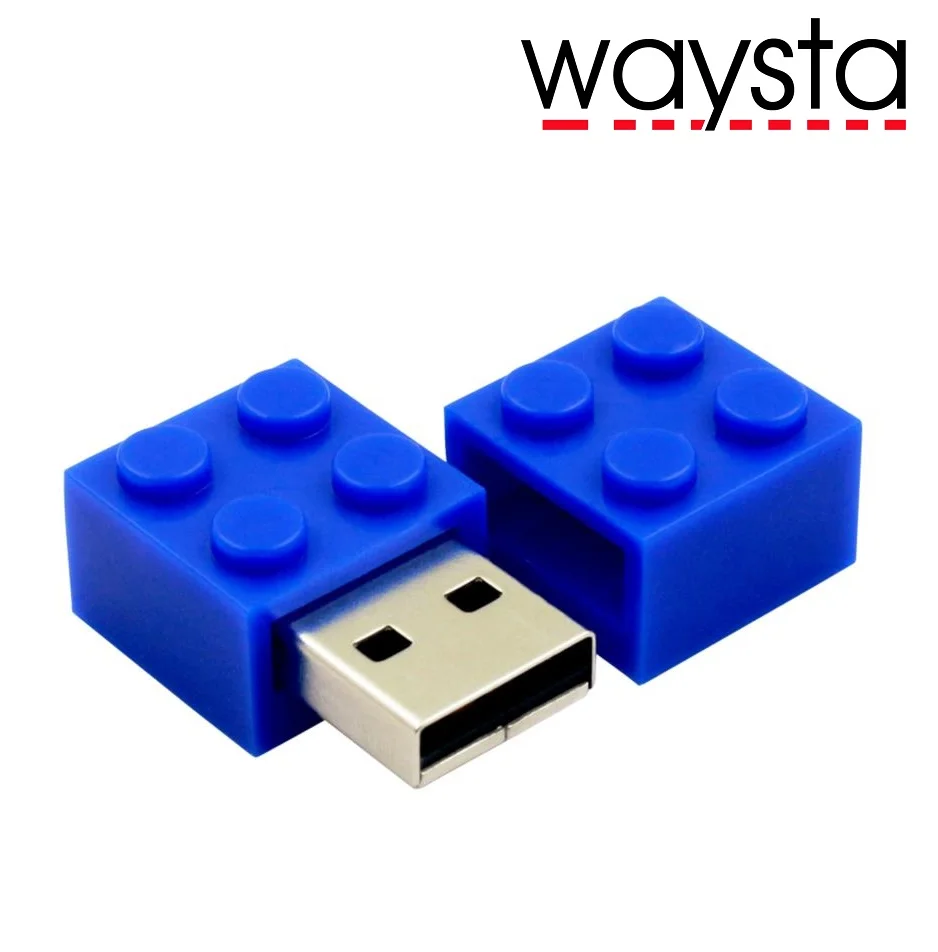 waysta Plastic Flash Memory Building block Pen Drive 4gb 8gb 16gb 32gb