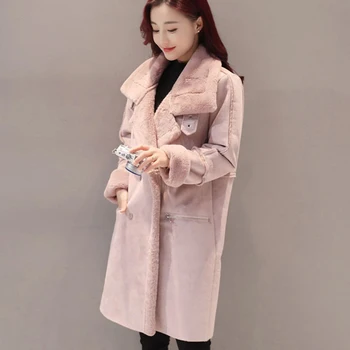 

2017 Winter Long Cotton Women Coat Warm Female Jackets Fashion Thicken Plus Size Loose Outwear YP0535