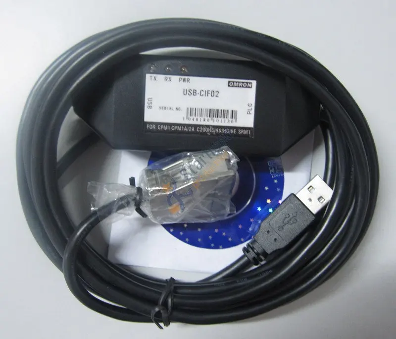 USB-CIF02 Cable USB to RS232 Omron CPM1//CPM1A//2A//CQM1//C200HS//HX//HG//HE/&SRM1 PLC T