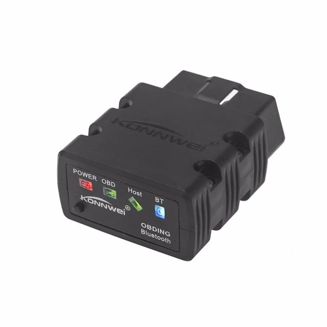 KONNWEI OBD2 сканер KW902 ELM327 V1.5 Bluetooth Автосканер PIC18f25k80 MINI ELM 327 OBDII KW902 считыватель кодов для Android телефона - Цвет: black