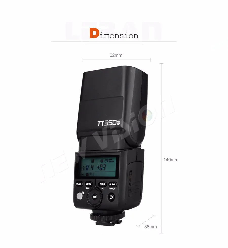 Godox Mini Speedlite TT350S камера Вспышка ttl HSS GN36 для sony беззеркальная DSLR камера A7 A6000 A6500