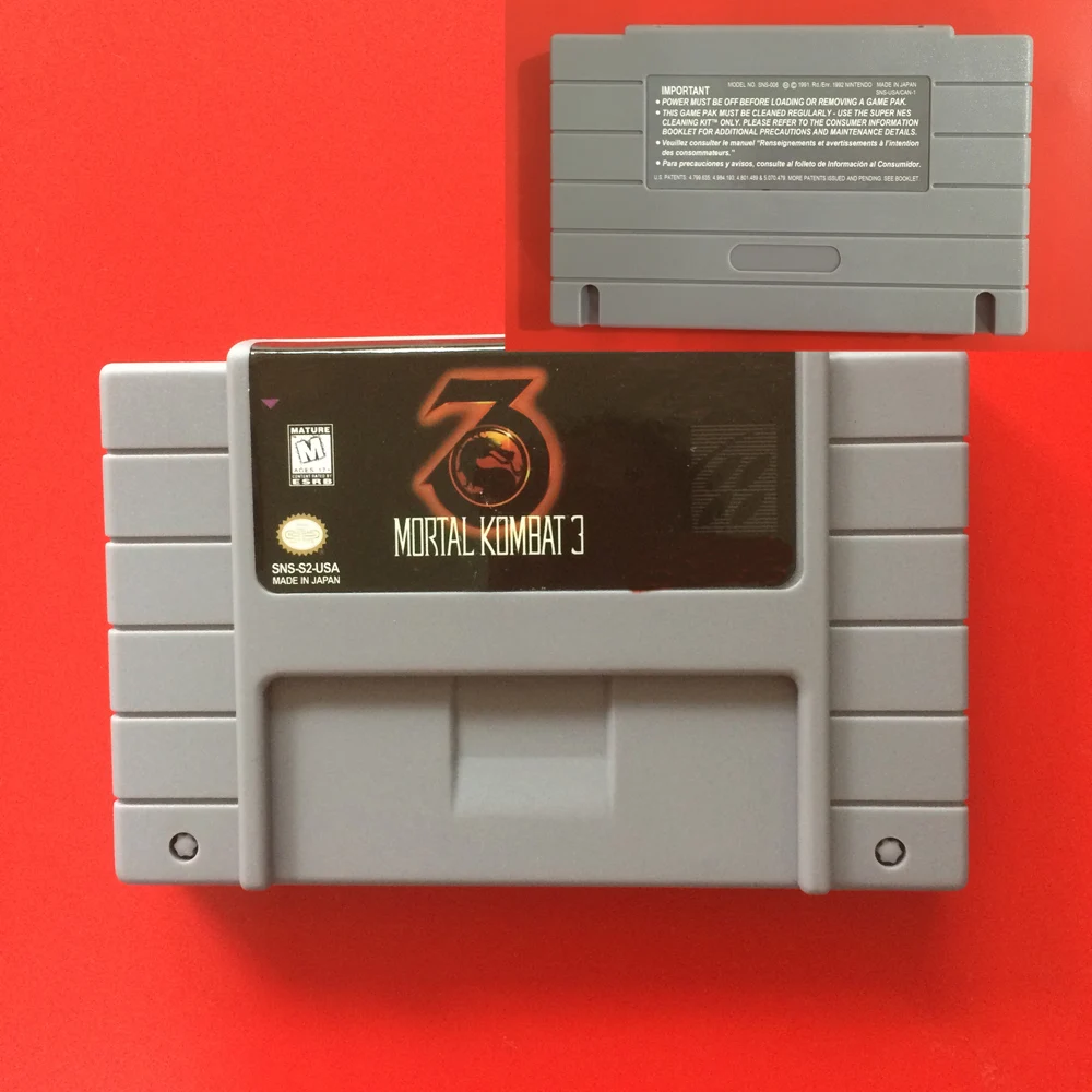 

High Quality Mortal Kombat 3 Fighting Game 16 Bit 46 Pin Game Card For NTSC Game Player