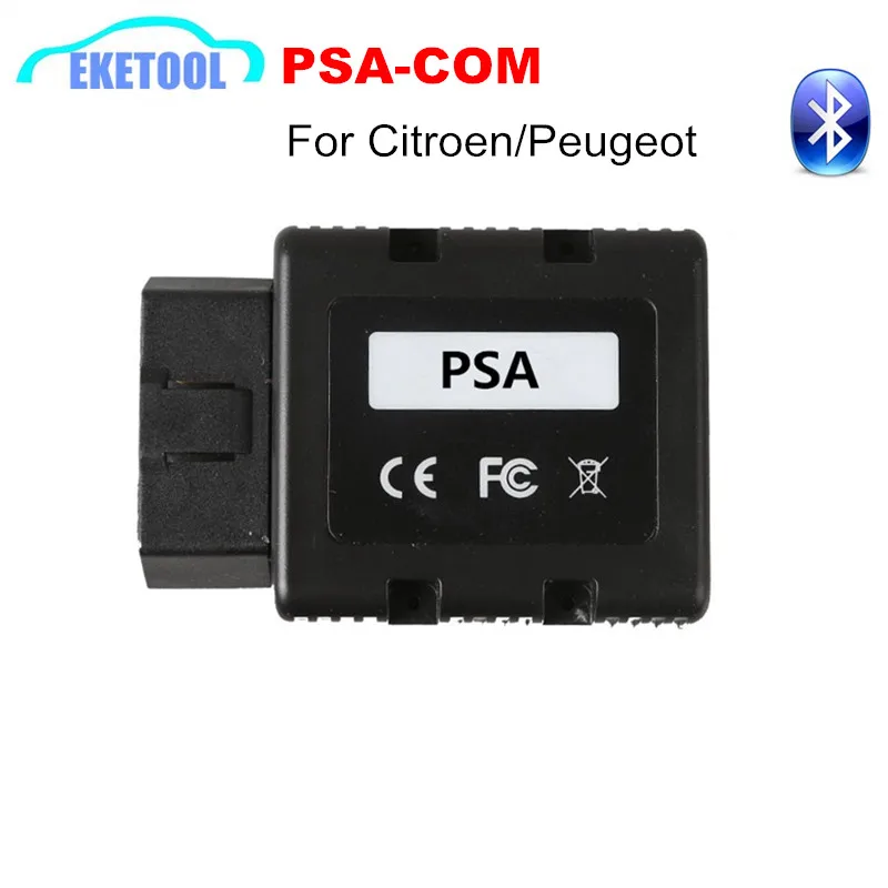 Goedkoop PSA COM Bluetooth Interface OBD2 Diagnostic Programmeren Voor Citroen Peugeot Vervangen van Lexia 3 PP2000 PSACOM PSA COM Code Reader