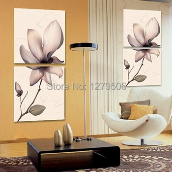 

Decorative Canvas Oil Painting Canvas Beautiful Flower Wall Art Modern Picture Home Decor No Frame