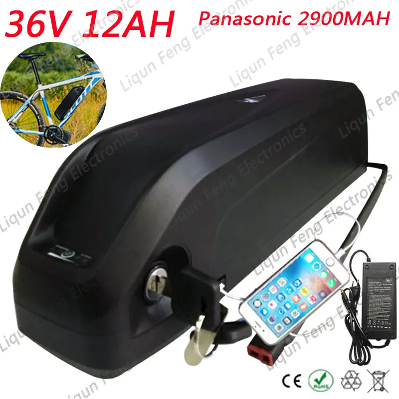 Литиевая батарея Hailong 250 Вт 500 350 36 В 12 А · ч с usb-портом для Panasonic cell 2A бесплатная