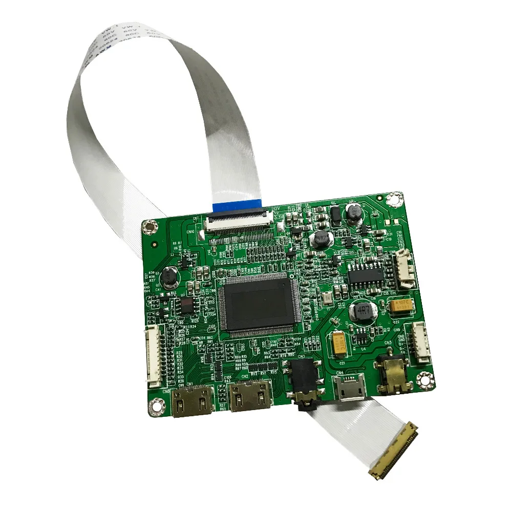 

Dual mini HDMI Universal LCD driver board for EDP PANEL for 11.6/13.3/14/15.6 inch 1920*1080 with 3.5mm Headphone jack