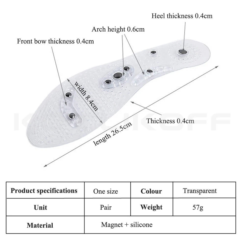 Magnetic Therapy Slimming Silicone Insoles for Weight Loss Foot Massage Health Care Shoes Mat Pad Acupuncture Massaging Insole Magnetic Therapy Slimming Silicone Insoles for Weight Loss Foot Massage Health Care Shoes Mat Pad Acupuncture Massaging Insole