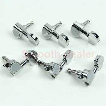 

6 Chrome Profession Guitar String Tuning Pegs Keys Tuners Machine Heads 3R3L Set