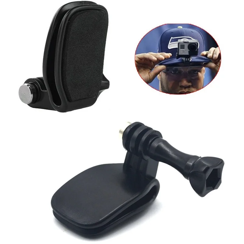 

Helmet Mount for Gopro Hero 5 6 3 4 SJCAM SJ4000 Xiaomi 2 4k Eken H9Rfor Gopro Accessories Backpack Clamp Adapter With Screw