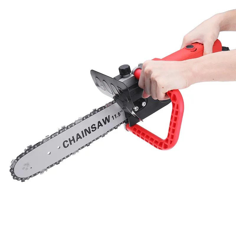 

Automatic Adjustment 11.5 Inch Chainsaw Bracket Automatic Refueling Change 100 125 150 Angle Grinder Into Chain Saw Accessories