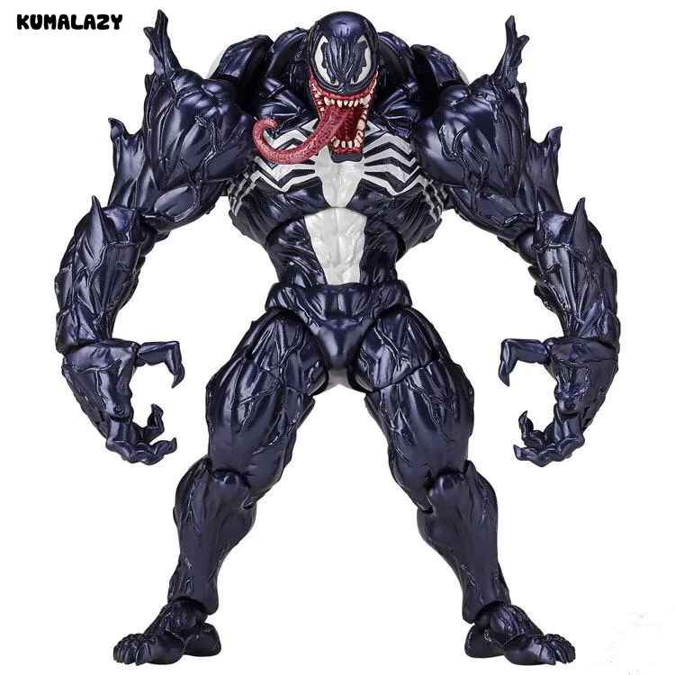 

Venom Figure Spiderman KUMALAZY Spider Man Venom Iron Man Wolverine PVC Action Figure Model Toy Gift