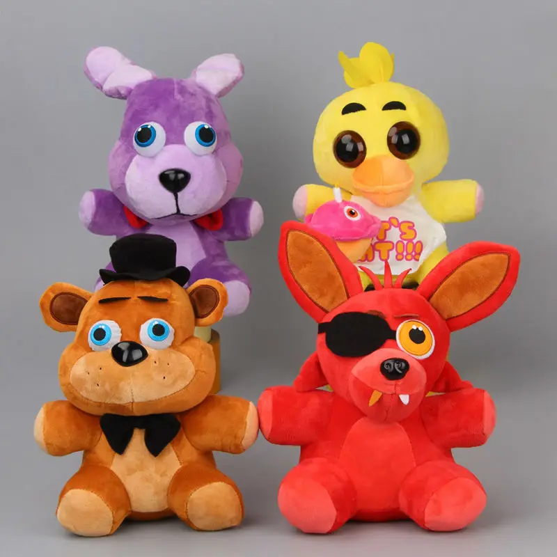 Five Nights At Freddy's 4 FNAF Фредди фазмишка Тедди медведь лисица Чика утка Бонни кролик плюшевые игрушки куклы 1" 4 стиля на выбор