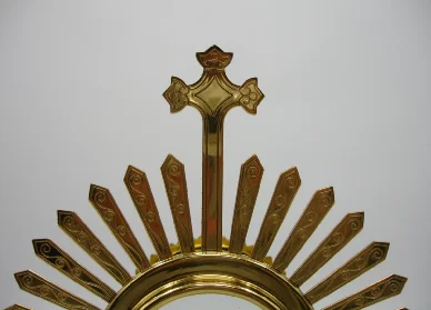 Высокое качество Ostensorium Holy reliquary catol поставляет церковное таинство Изысканная элегантность Monstrance святая коробка Иисуса лорда