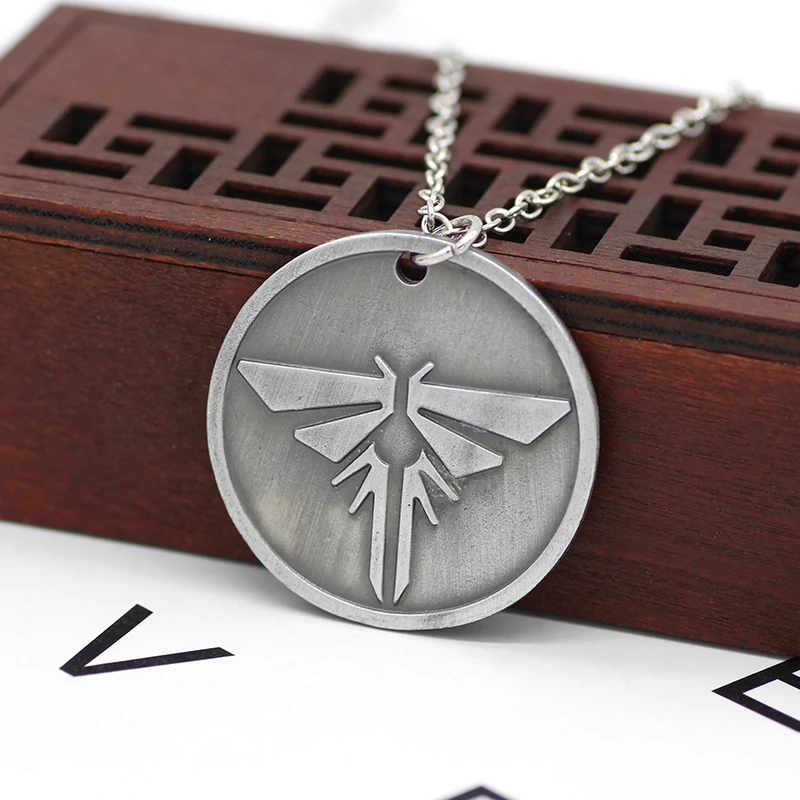 Hot-Movie-THE-LAST-OF-US-Jewelry-1-Pcs-Dual-Use-Vintage-Silver-Round-Pendants-The (1)