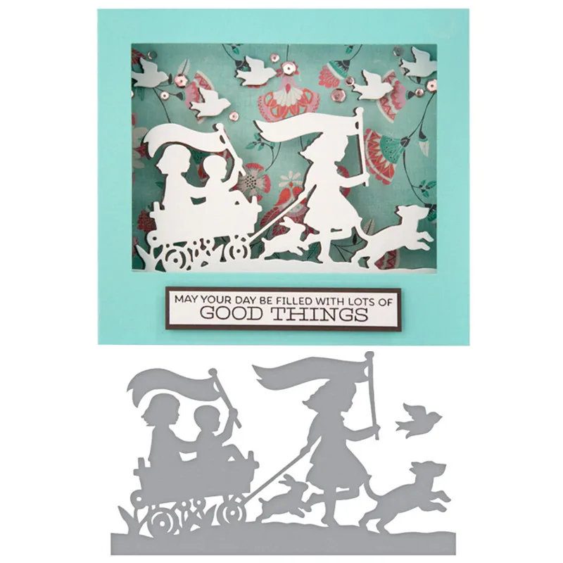 HamyHo Join The Parade Metal Cutting Dies Scrapbooking