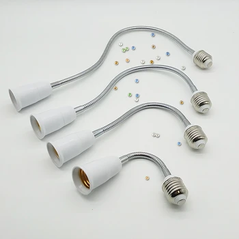 

Lamp Accessories E27 to E27 Screw Hose Lamp Holder,LED Universal Conversion Extension Lamp Bases White