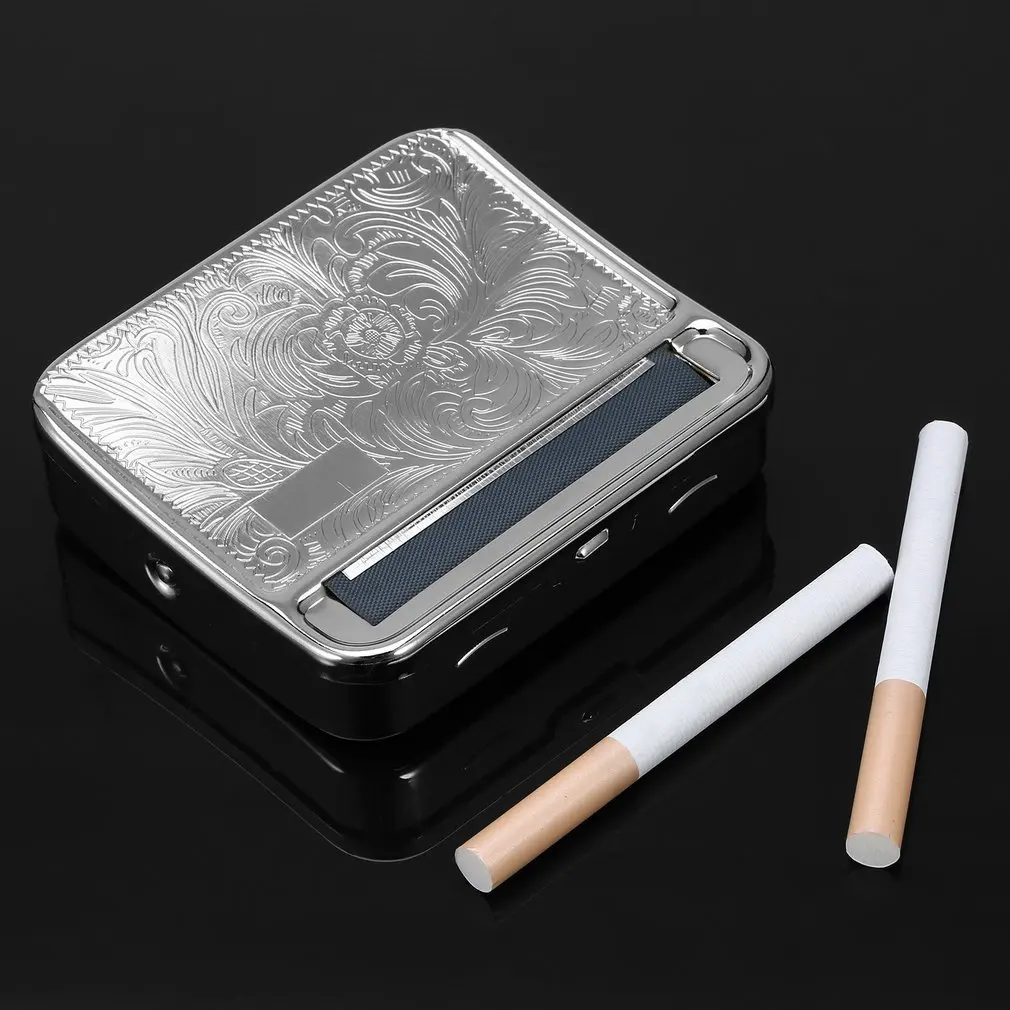 Сигареты табака ролик прокатки машина коробка чехол металлический автоматический Олово 8 для Прямая поставка