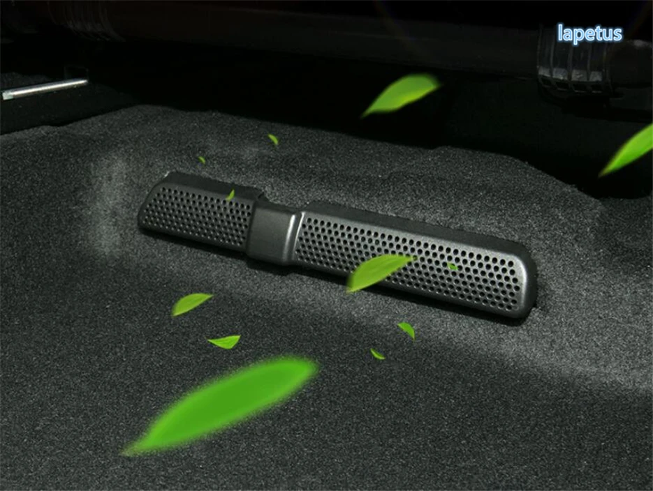 

Lapetus Seat Under Dust Plug Air Conditioner AC Outlet Vent Decoration Cover Kit Fit For Skoda Kodiaq 2017 2018 2019 Black Style