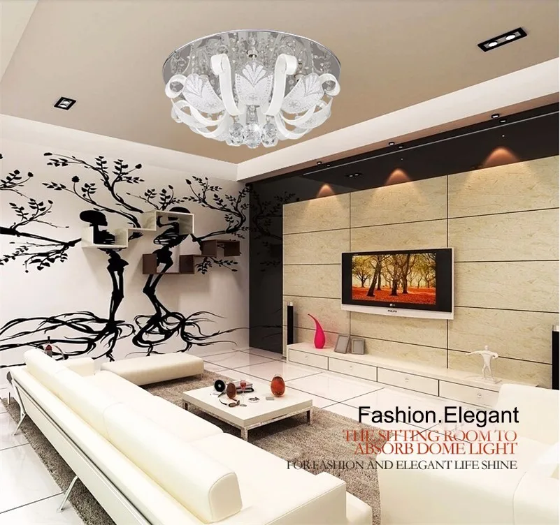 crystal ceiling light