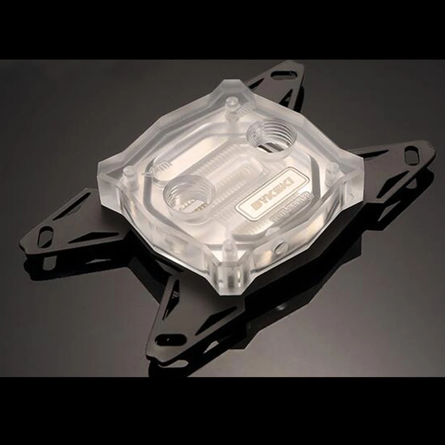 2017 New acrylic CPU Water Cooling Block Copper base Liquid Cooler with