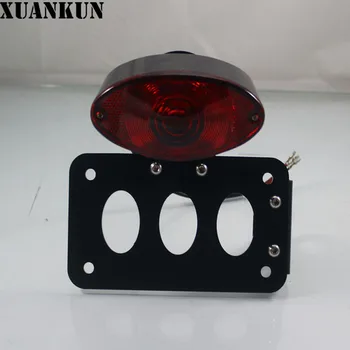 

XUANKUN Motorcycle Parts Modified Metal Side Of Installation Of Retro Tail Light License Plate