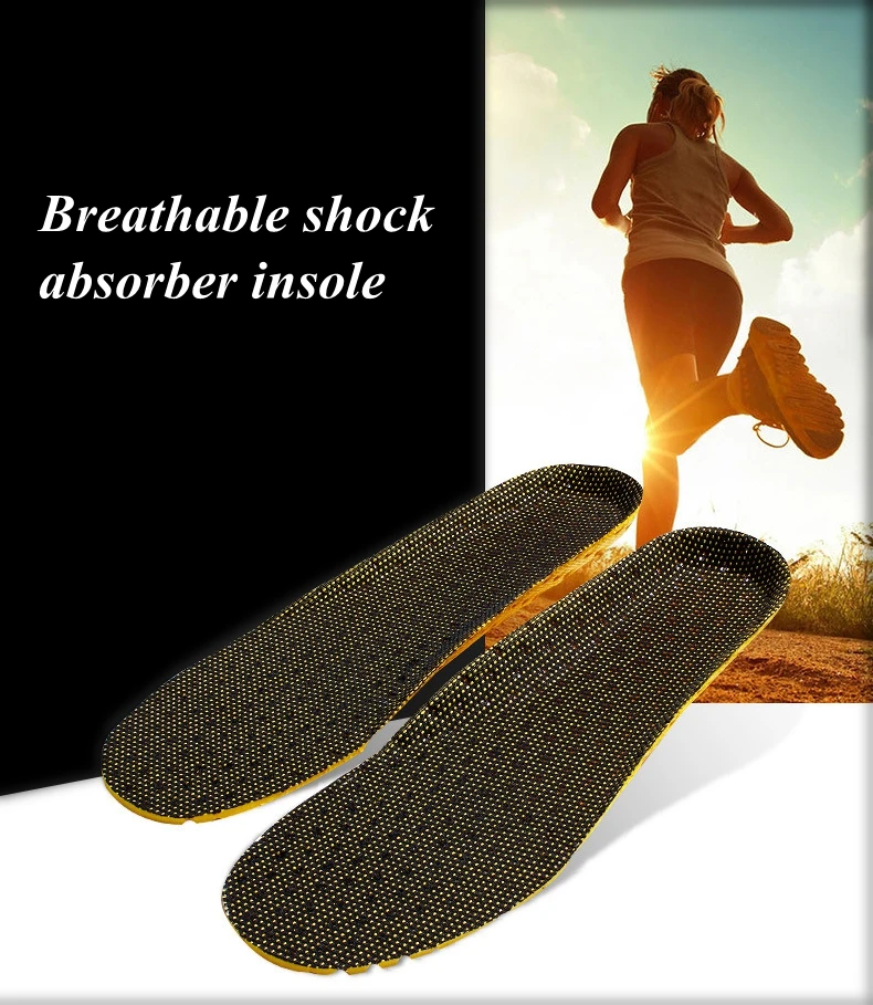 1Pair Breathable Deodorant Shoe Insoles Running Cushion Insole Sport Memory Foam Insoles for Sneakers Insert Arch Support