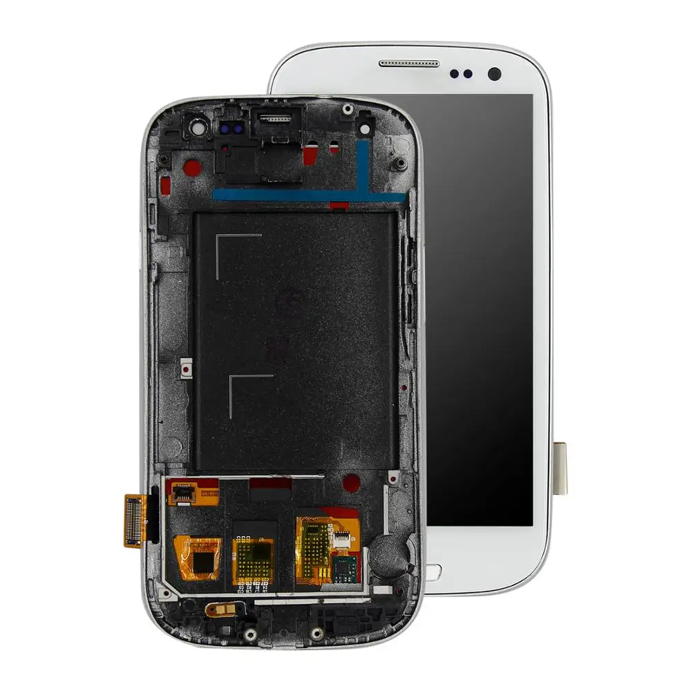 Тест для samsung Galaxy S III S3 i9300 i9300i i9301 i9301i i9305 Полный ЖК-дисплей кодирующий преобразователь сенсорного экрана в сборе