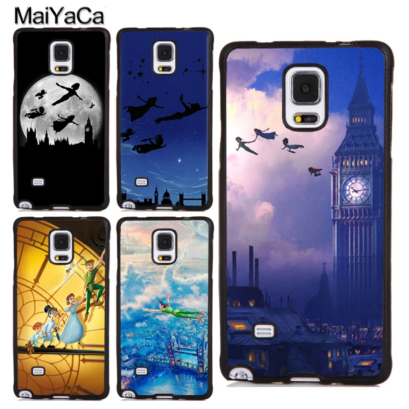 MaiYaCa мультфильм Питер Пэн Tinker bell ТПУ чехол для Samsung Galaxy S5 S6 S7 край S8 S9 S10 плюс Lite примечание 9 8 задняя крышка Shell