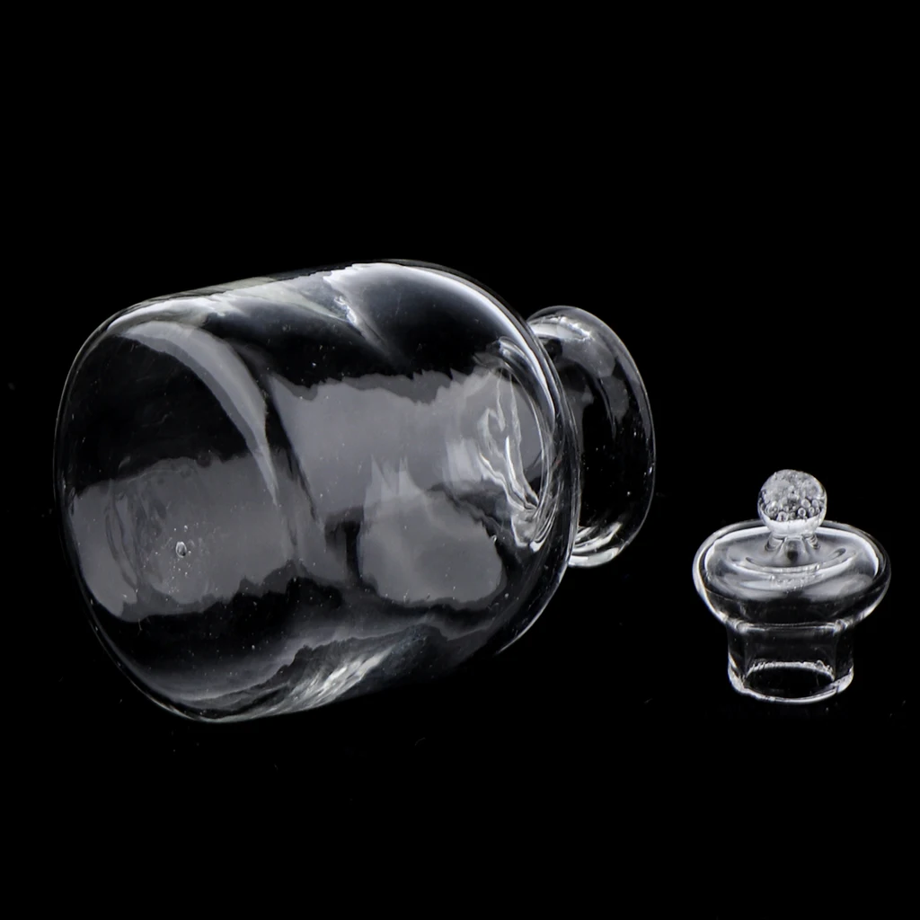 1/12 Dollhouse Miniature Clear Glass Bottles Pots Bulk Storage Jar Glass Candy Bottles Kitchen Supplies Accessories