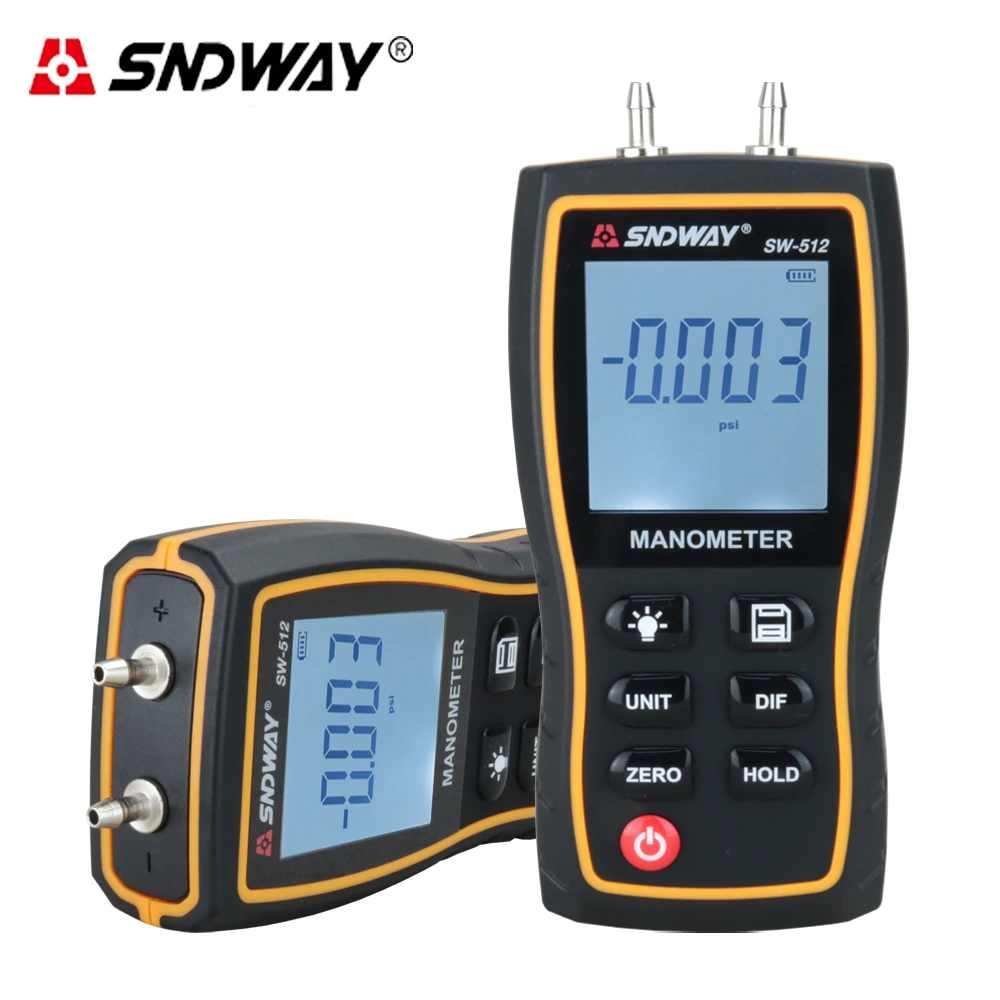 SNDWAY Air Press ure Gauge цифровой манометр вакуумный пресс meters газовый измерительный LCD