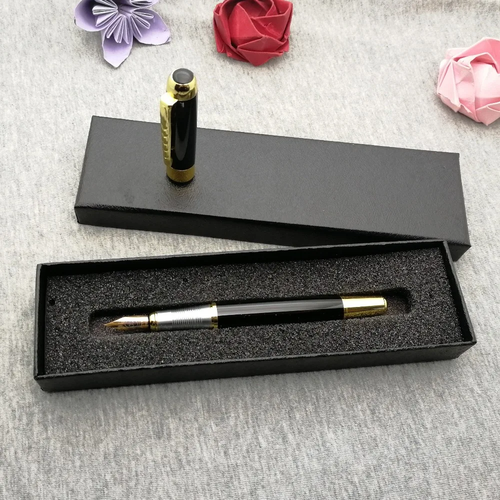 

Top quality logo Fountain Pen you can custom any logo/phone on Fountain Pen cap or pen body 20pcs free logo designed