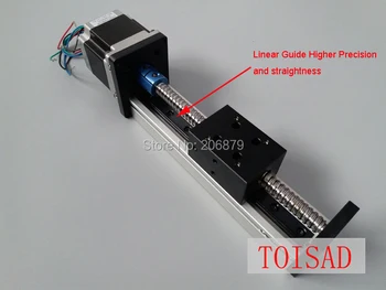 

SGX SFU1605 Linear Motion Guide Rail Stage Ball Screw 150mm Effective Travel Length+ 57 Nema 23 Stepper Motor For CNC Router