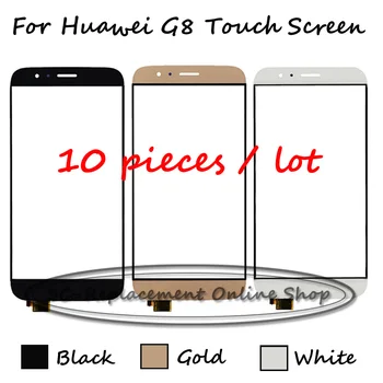 

10PCS Black/White/Gold For Huawei G8 GX8 RIO-L01 RIO-L02 RIO-L03 digitizer touch screen display Free shipping + Order Tracking
