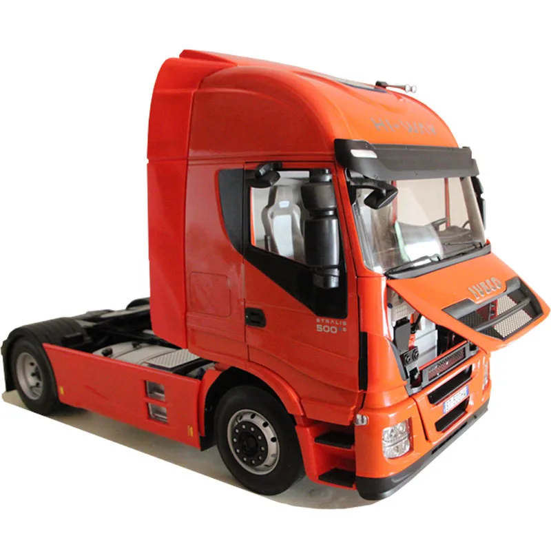 Редкий масштаб 1:12 Iveco Stralis модель грузовика повышенной проходимости прицепа